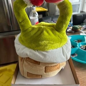 Brand New The Grinch Themed Plush Tree Topper